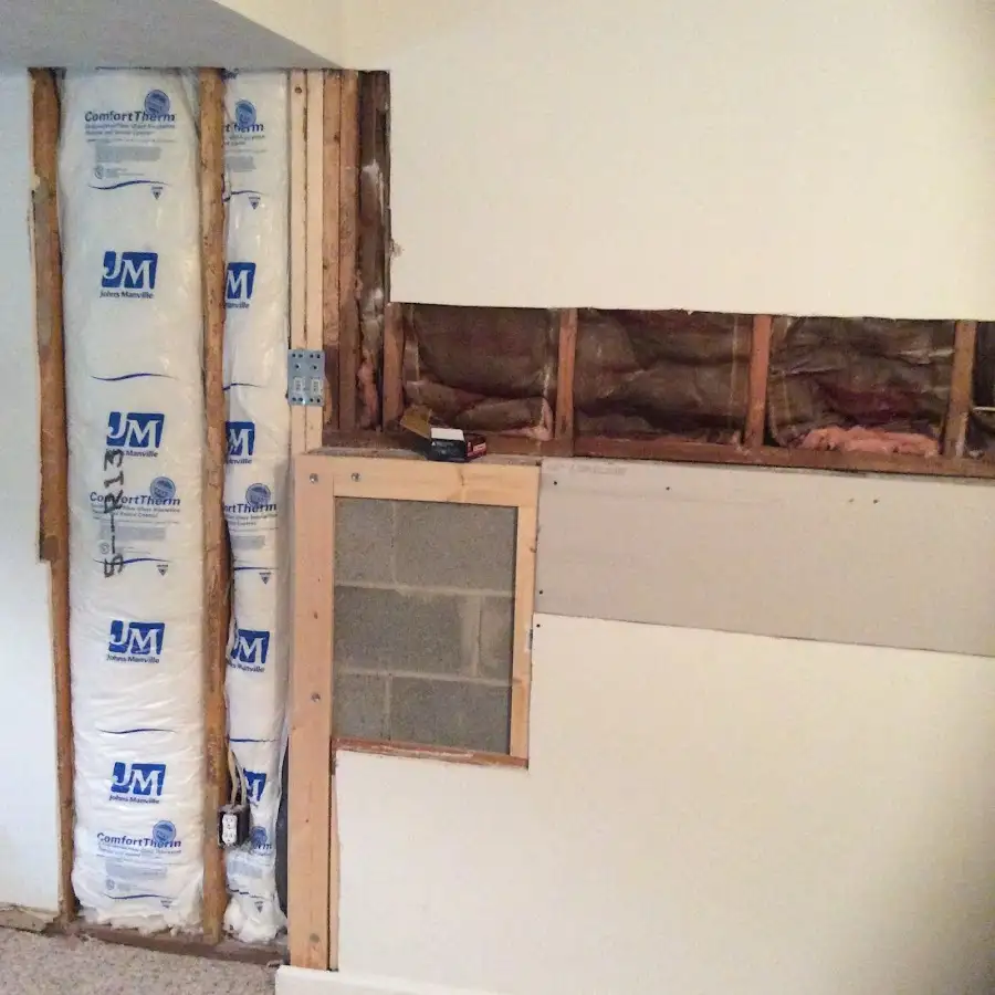 Wall insulation replacement during Odor Removal & Deodorization in Lake Goodwin